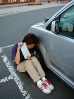 管理人撮影　スピード違反した男